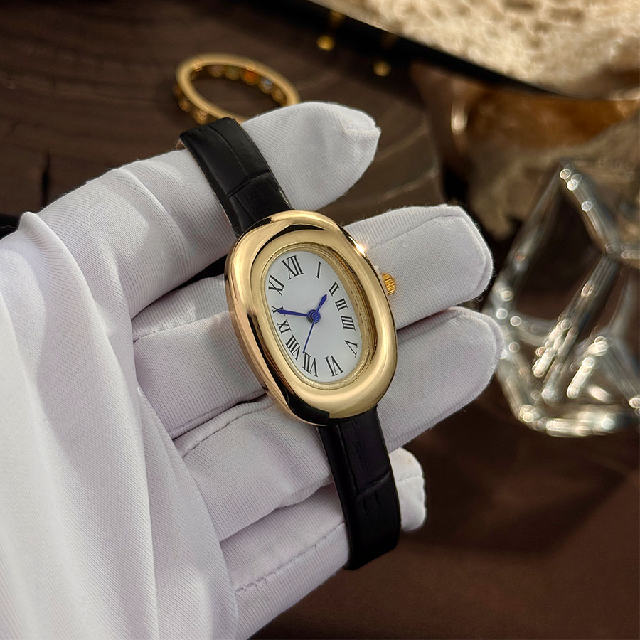 Vintage Watch Crystal - Nuevo reloj de cuarzo con cinturón