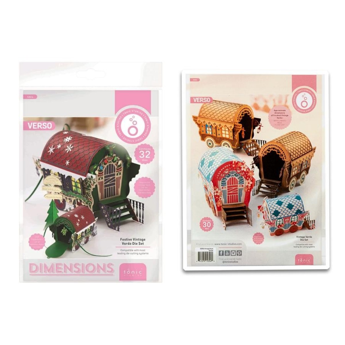 Vintage Things Collection - Caja de caravana Vardo Vintage, troqueles