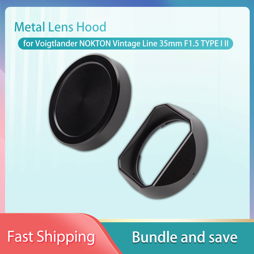 Lens Cap Vintage - Parasol de Metal para Voigtlander NOKTON