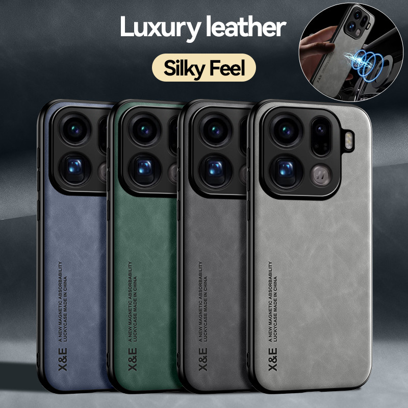 Camera Leather Case - Para OPPO Find X9 Pro X9