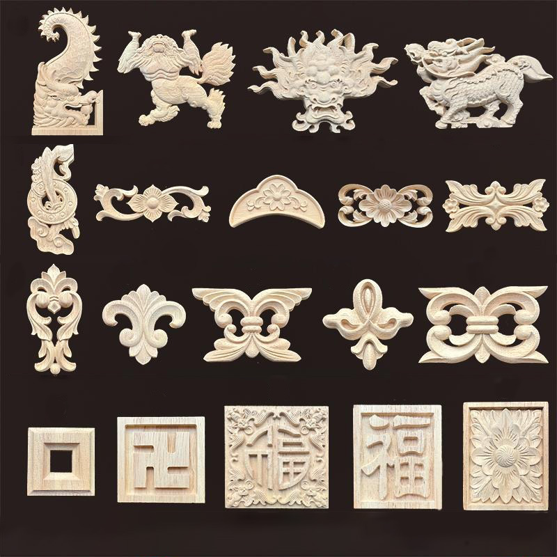 Vintage Things Collection - Apliques de madera Vintage con gabinete
