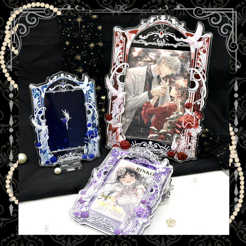 Collectible Vintage Photos - Marco de acrílico azul real con