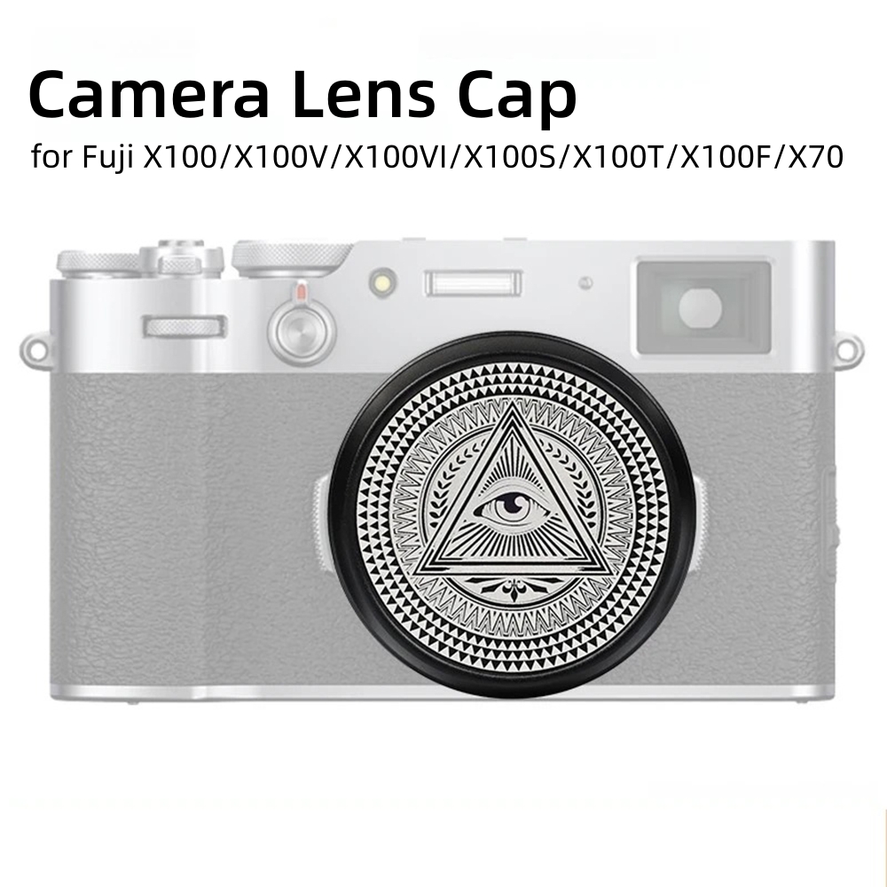 Lens Cap Vintage - Tapa de Lente de Cámara Metálica
