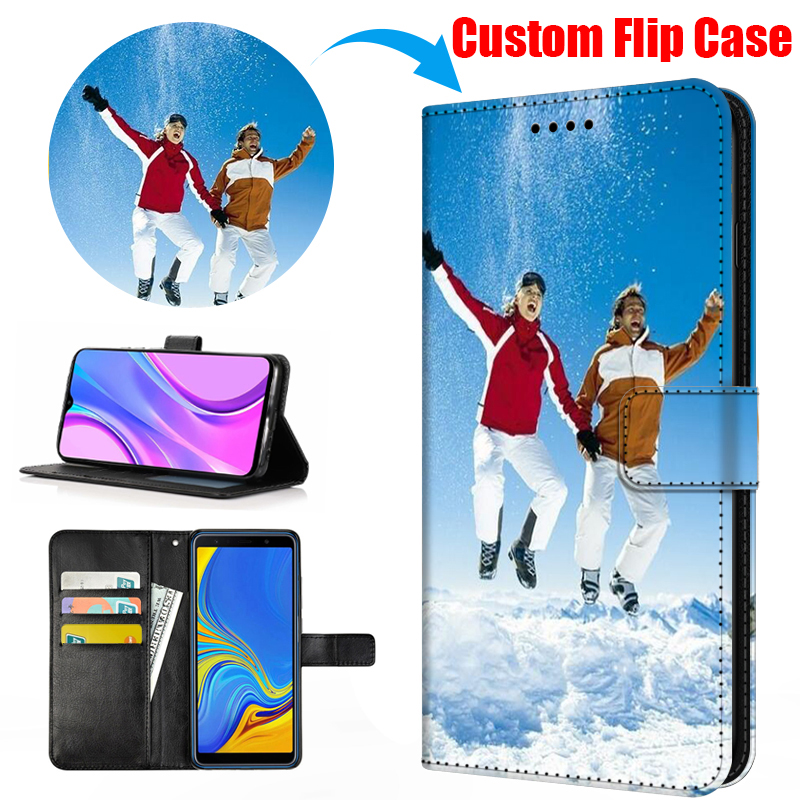 Camera Leather Case - Funda con tapa personalizada con foto