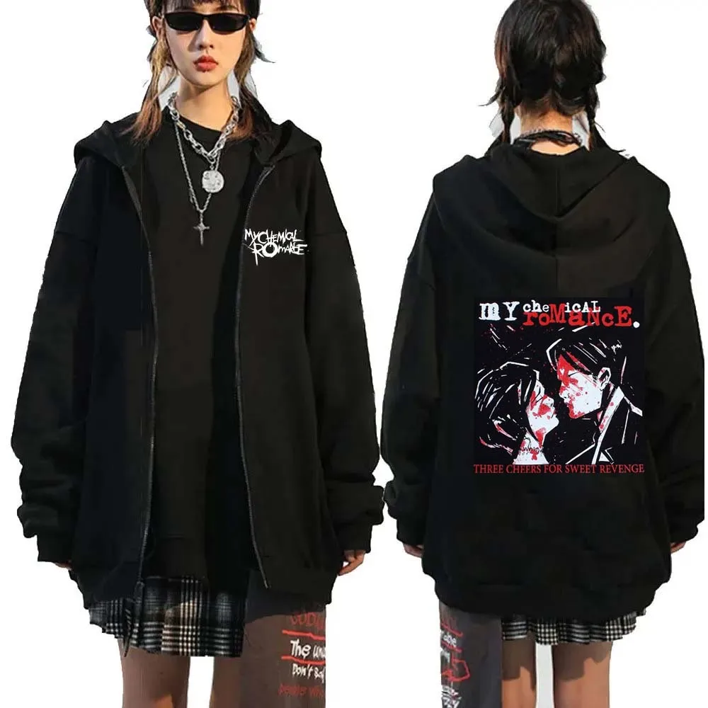 Vintage Zip Hoodie - Banda de Rock My Chemical Romance
