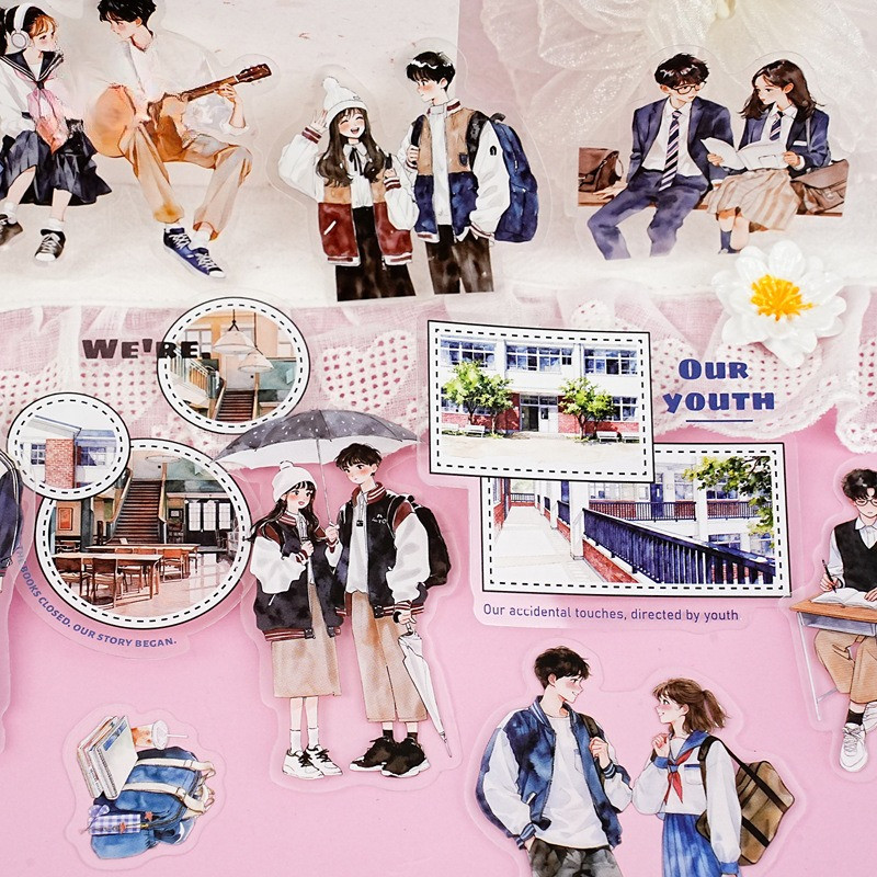 15 Uds. Pegatina de personaje  - Vintage Things Collection reseña y precio