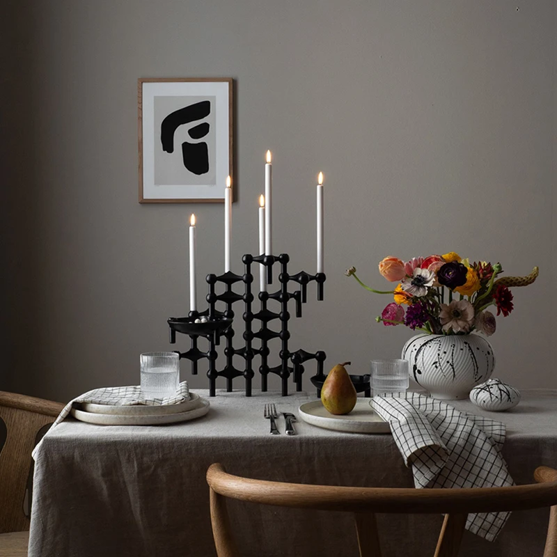Candelabro de Metal Danés con  - Collectible Vintage Matches reseña y precio