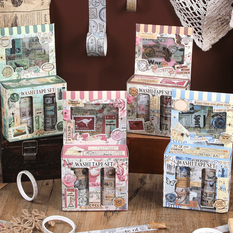 Juego de Cintas Decorativas Wa - Vintage Collectible Stamps reseña y precio
