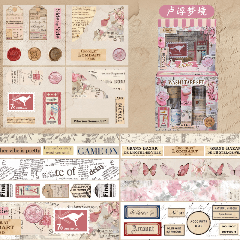 Juego de Cintas Decorativas Wa - Vintage Collectible Stamps reseña y precio