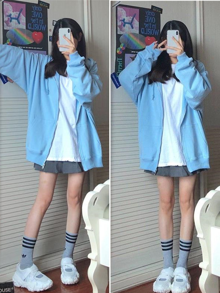 Sudaderas con capucha de gran  - Vintage Zip Hoodie reseña y precio