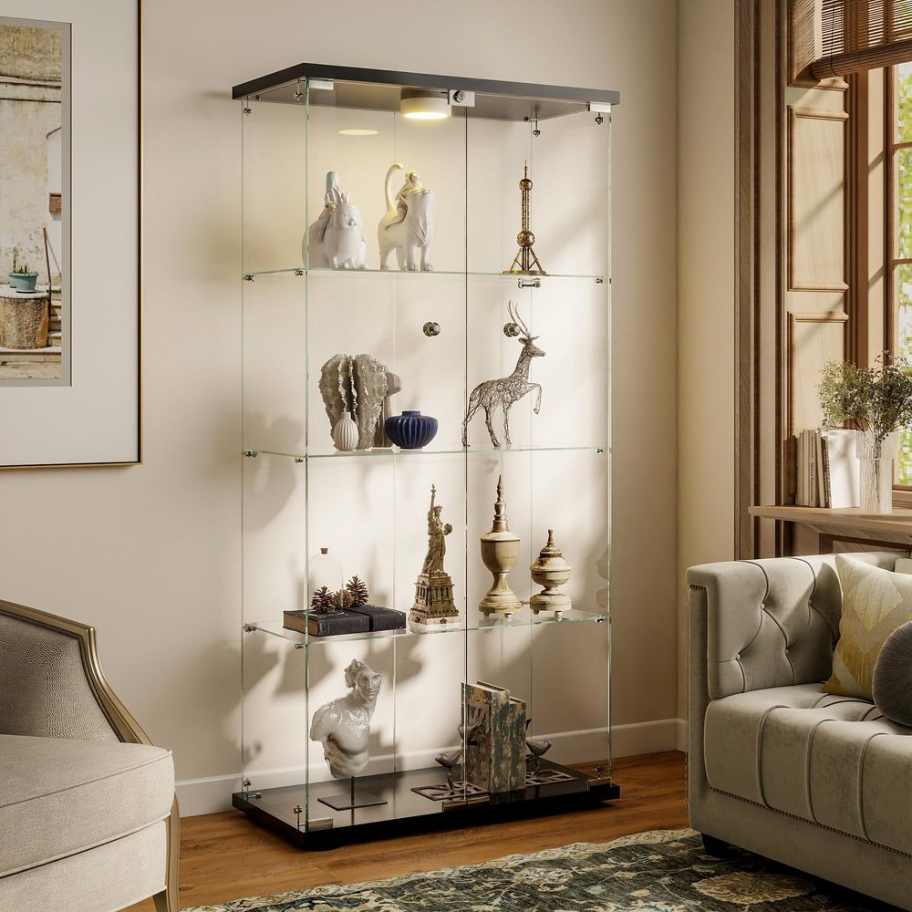 Vitrina con Luces LED y Cerrad - Collectible & Vintage Dolls For Christmas reseña y precio