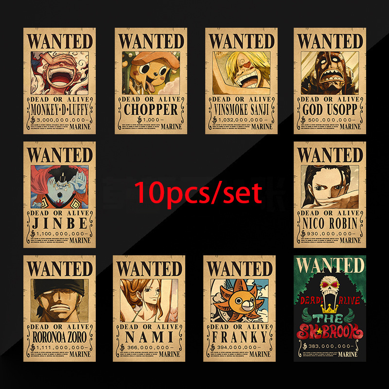 10 Piezas de Pósters de Anime  - Vintage Things Collection reseña y precio