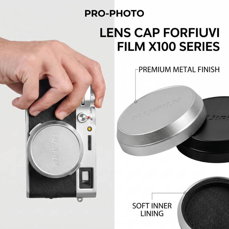 Tapa de lente de cámara negra  - Lens Cap Vintage reseña y precio