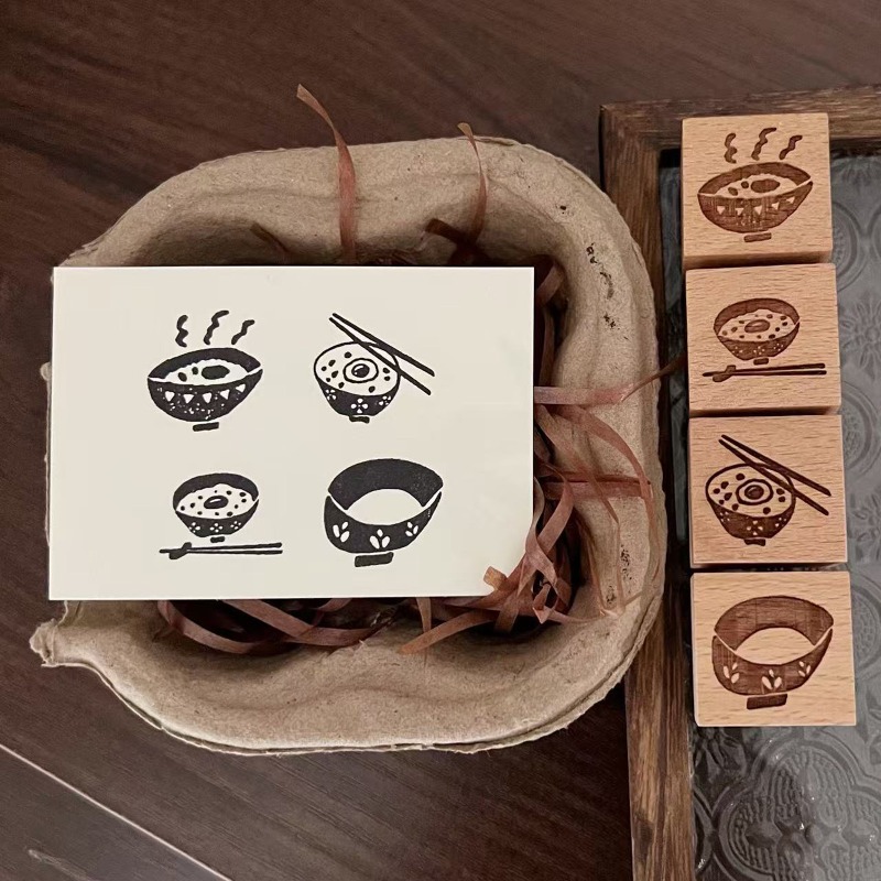 Sello de madera vintage con di - Vintage Collectible Stamps reseña y precio