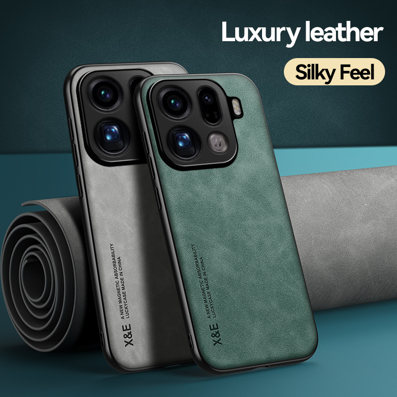 Para OPPO Find X9 Pro X9 X8 X6 - Camera Leather Case reseña y precio