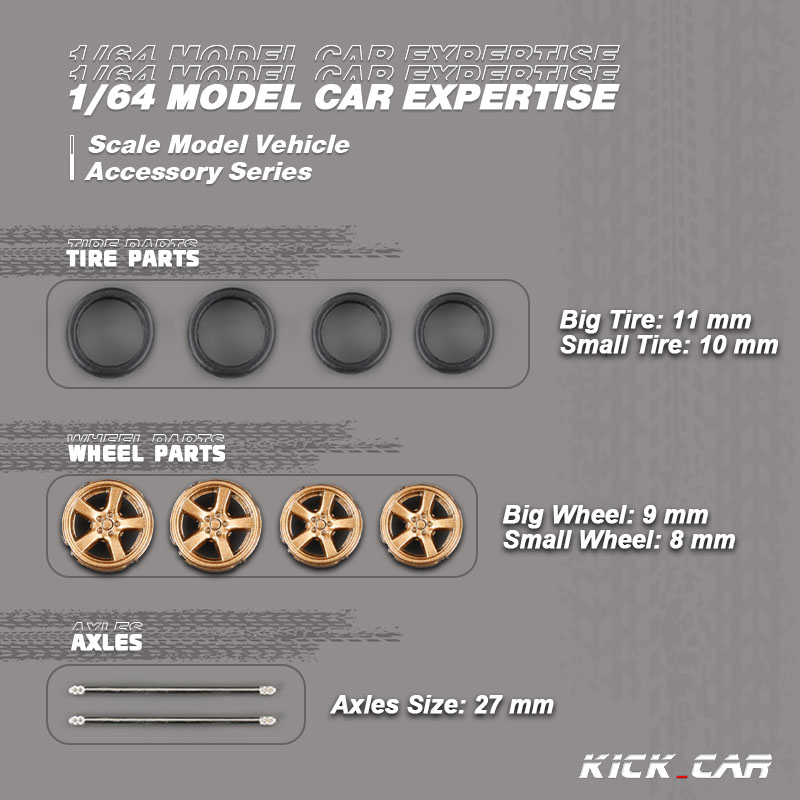 Ruedas de coche modelo 1/64 D: - Vintage Collectible Toy Cars reseña y precio
