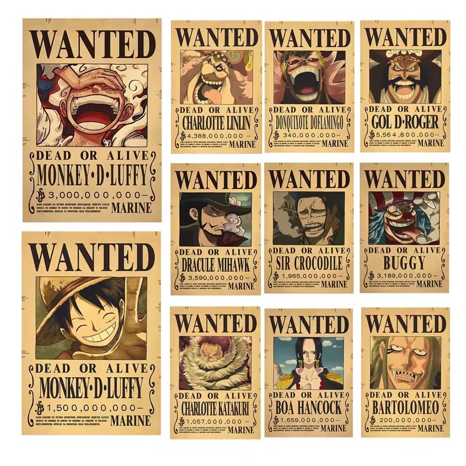Pósteres de Anime One Piece de - Vintage Things Collection reseña y precio