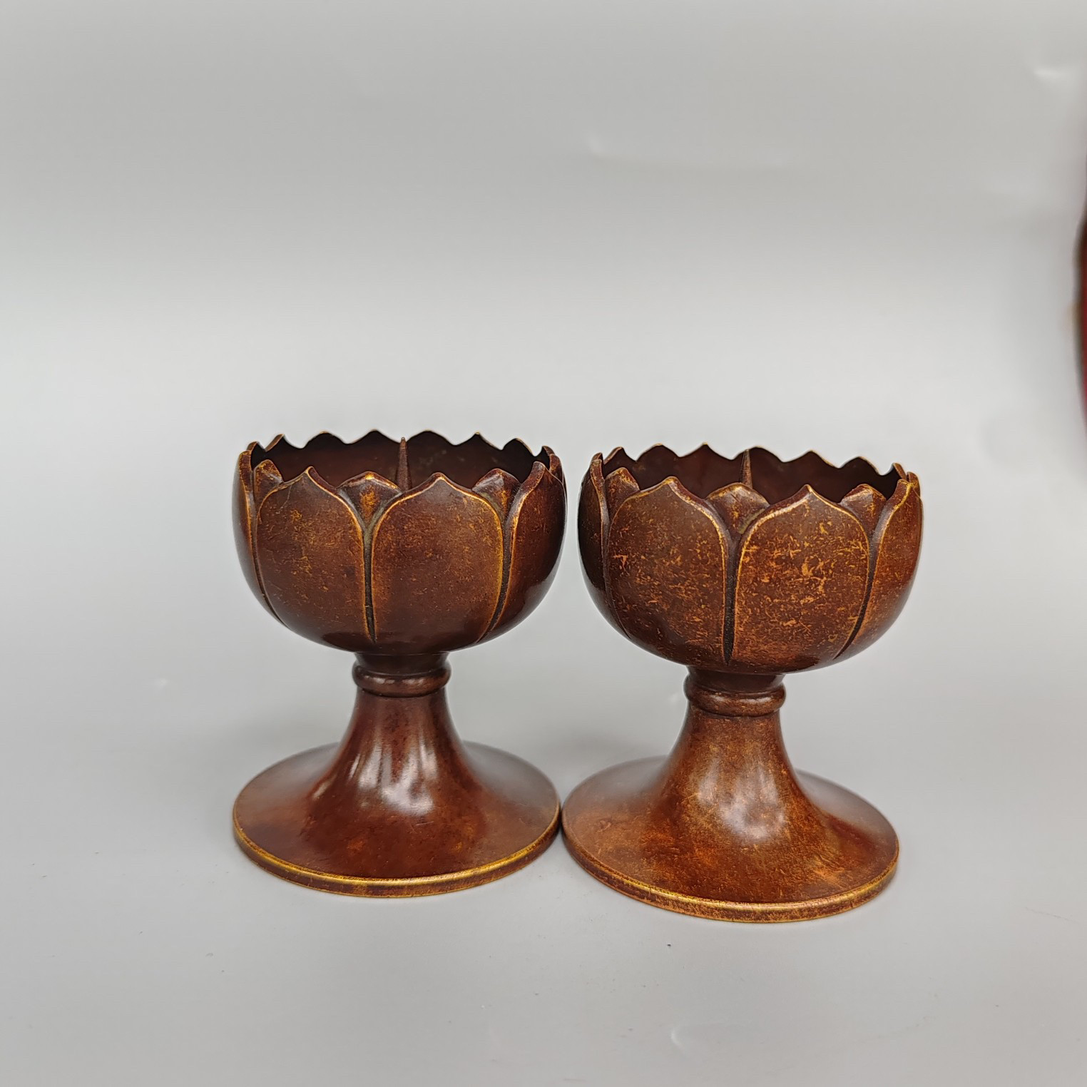 2 tazas vintage de latón puro, - Collectible Vintage Matches reseña y precio