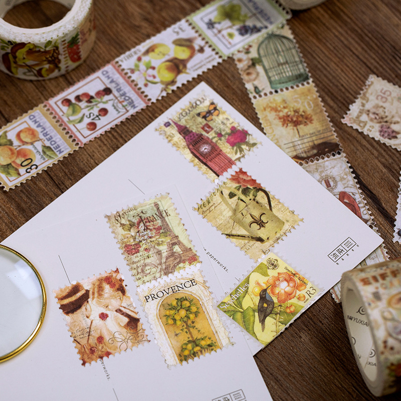 Cintas adhesivas decorativas V - Vintage Collectible Stamps reseña y precio