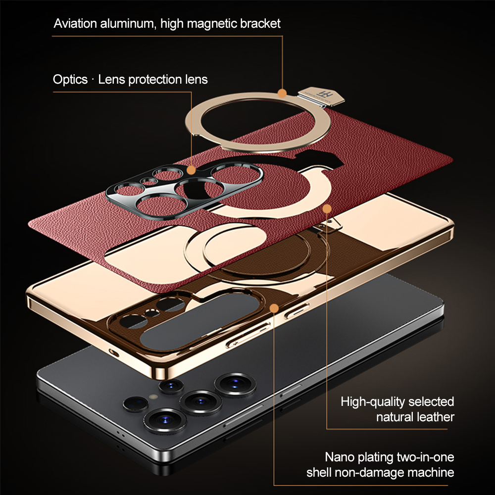 Funda Magnética con Soporte pa - Camera Leather Case reseña y precio
