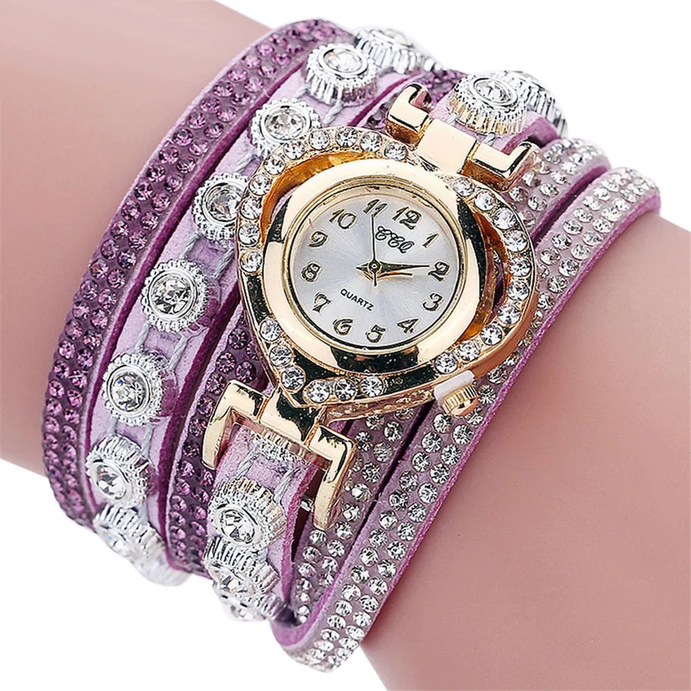Precioso reloj con incrustacio - Vintage Watch Crystal reseña y precio