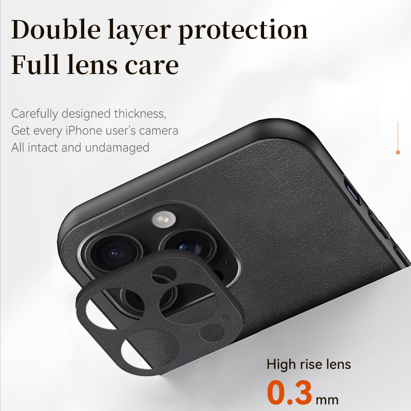 Funda de teléfono de piel de o - Camera Leather Case reseña y precio