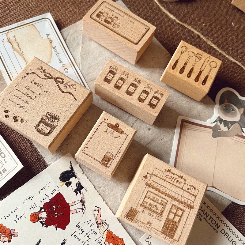Sello de Madera con Diseño de  - Vintage Collectible Stamps reseña y precio