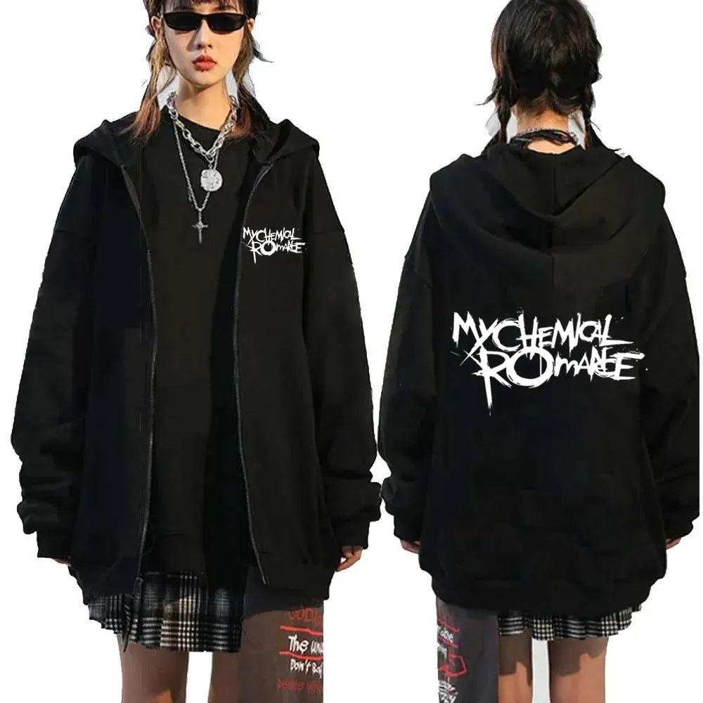 Banda de Rock My Chemical Roma - Vintage Zip Hoodie reseña y precio